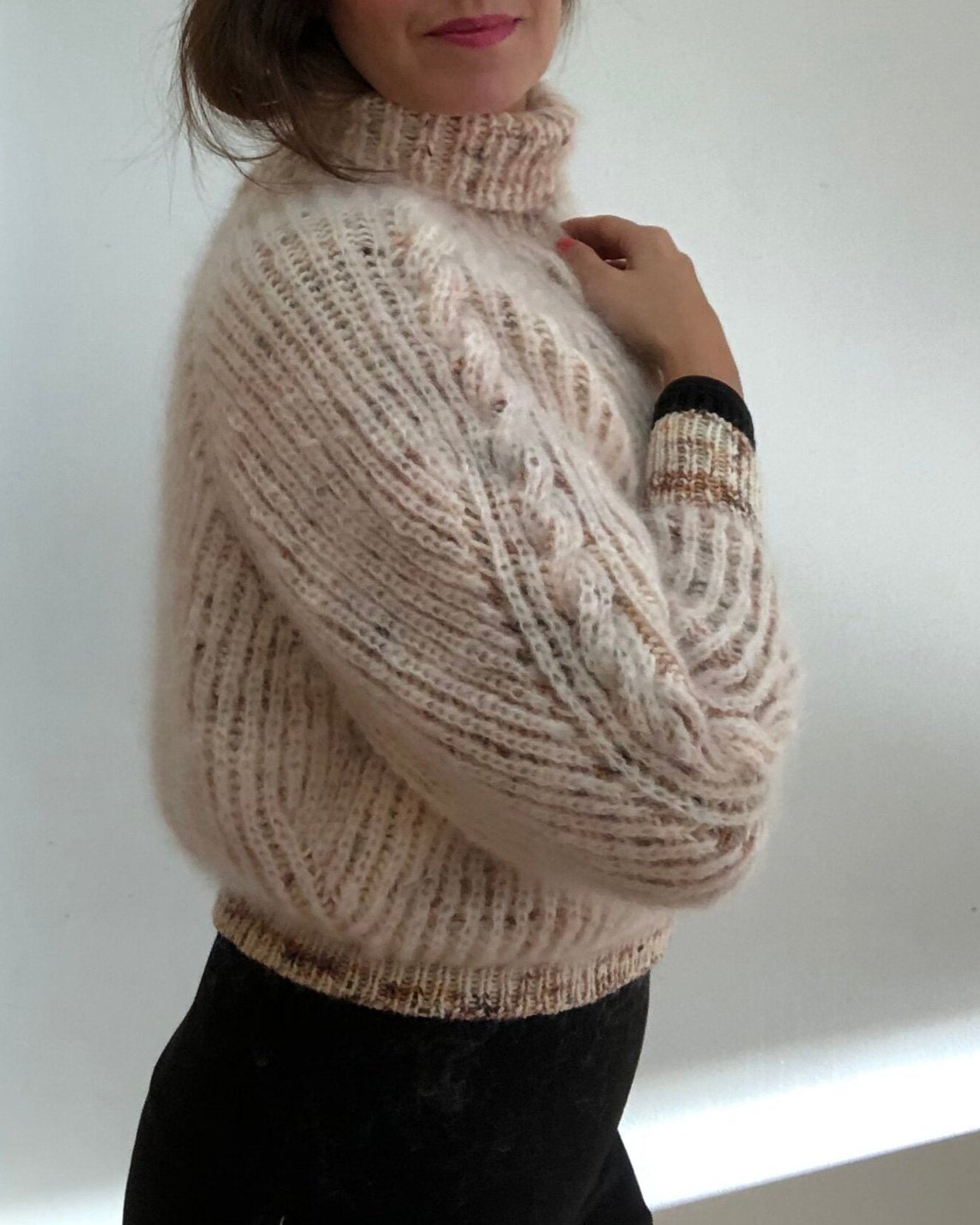One Way Or Another Sweater English Popknit knitting pattern
