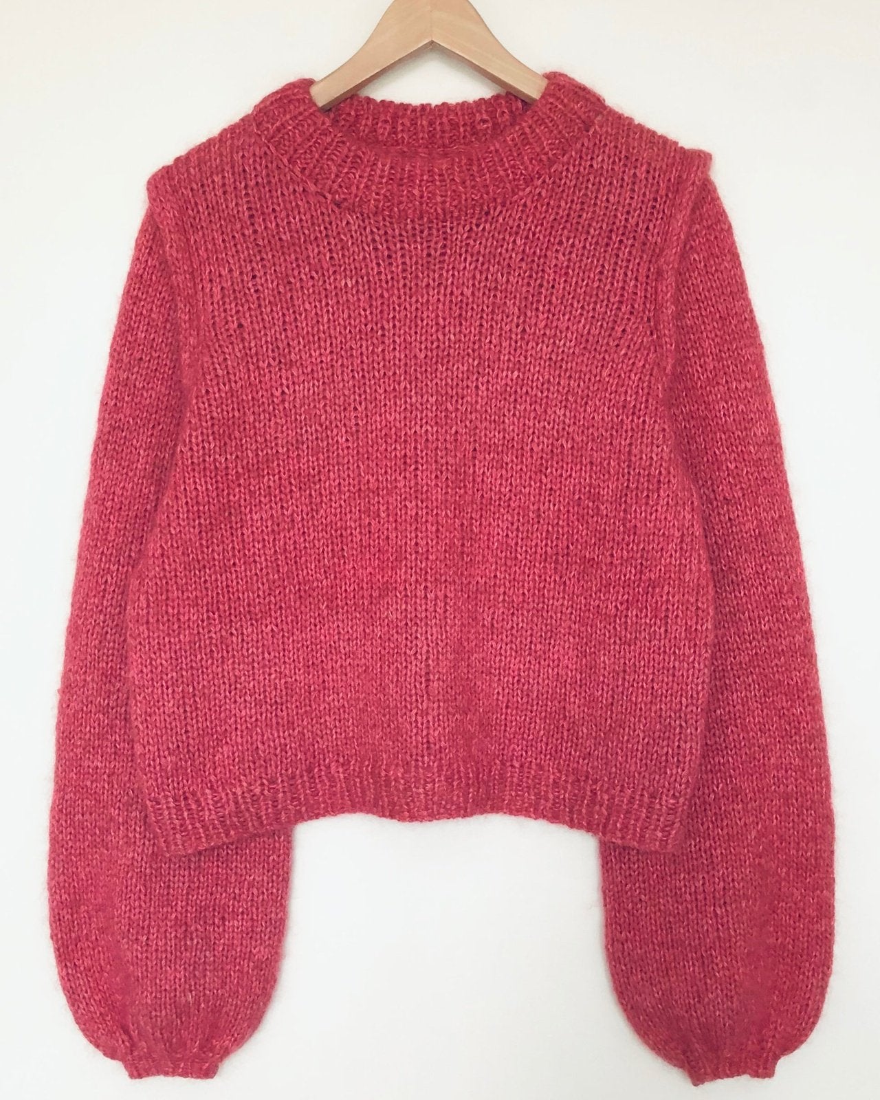 Put Your Head On My Shoulder Sweater Dansk Popknit strikkeopskrift