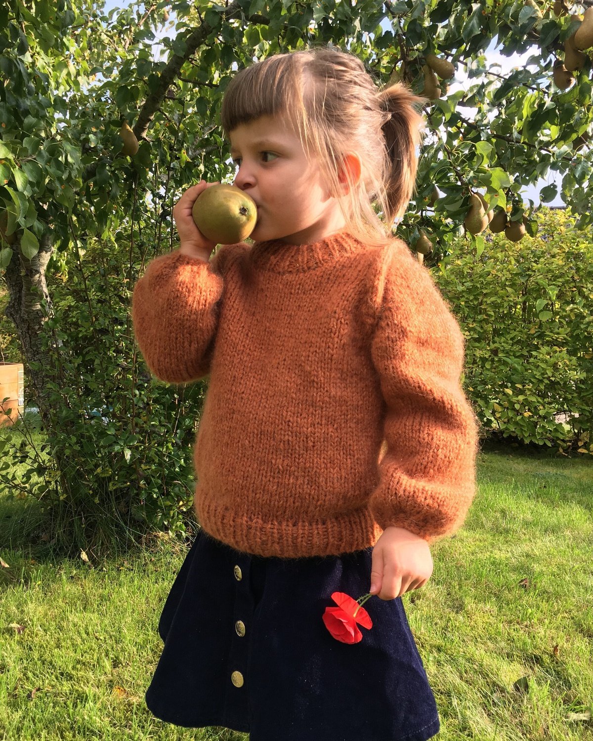 Put Your Head On My Shoulder Sweater Junior Dansk Popknit strikkeopskrift