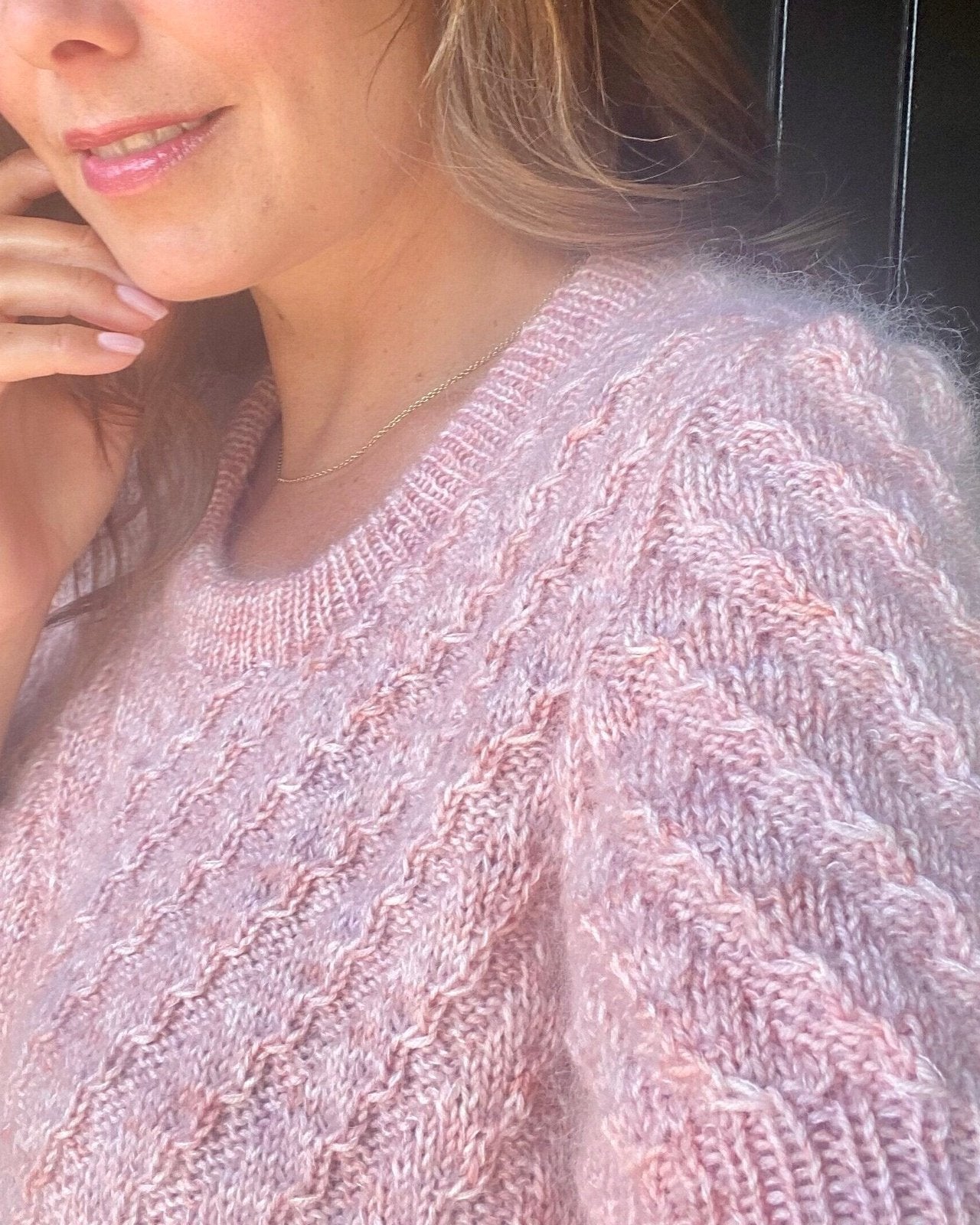 Riptide Blouse English Popknit knitting pattern