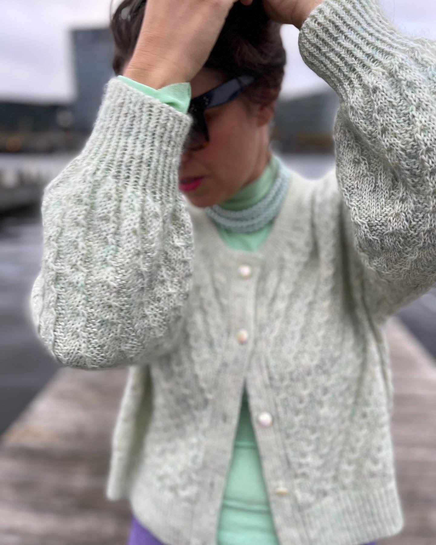 Riptide Cardigan Dansk Popknit strikkeopskrift