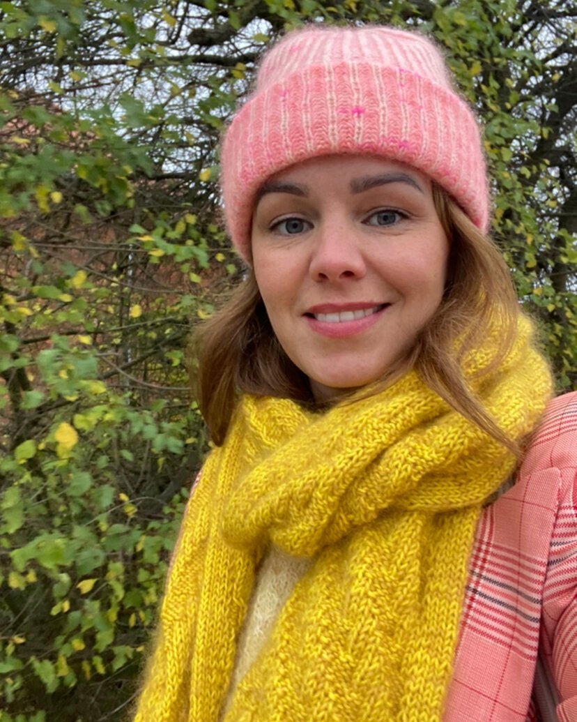 Riptide Scarf Dansk Popknit strikkeopskrift