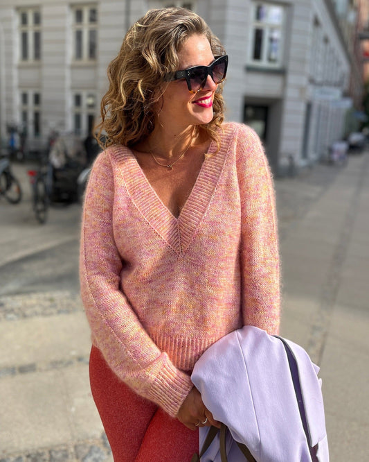 SexyBack Sweater Norsk Popknit strikkeoppskrift