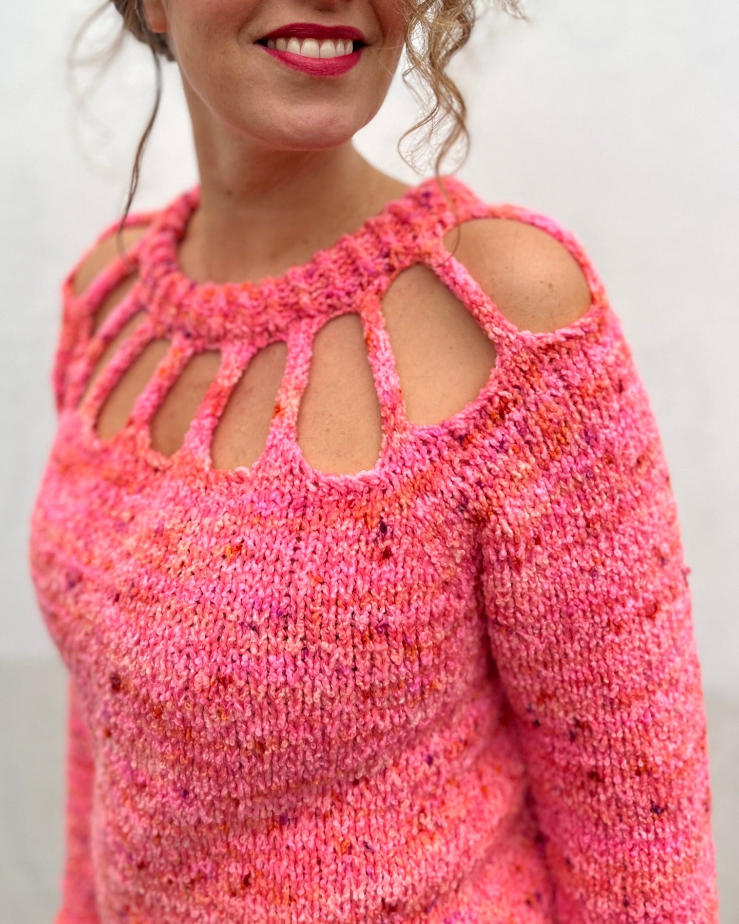 Spice Up Your Life Sweater English Popknit knitting pattern