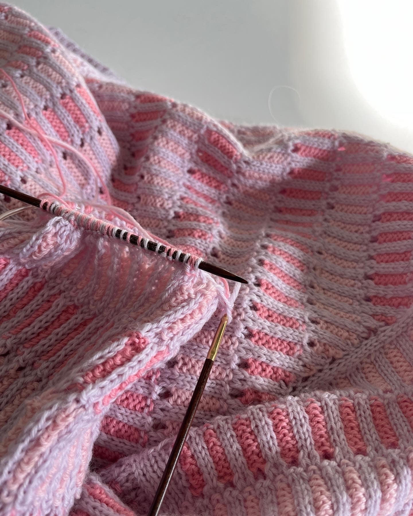 Stairway To Heaven Sweater English Popknit knitting pattern