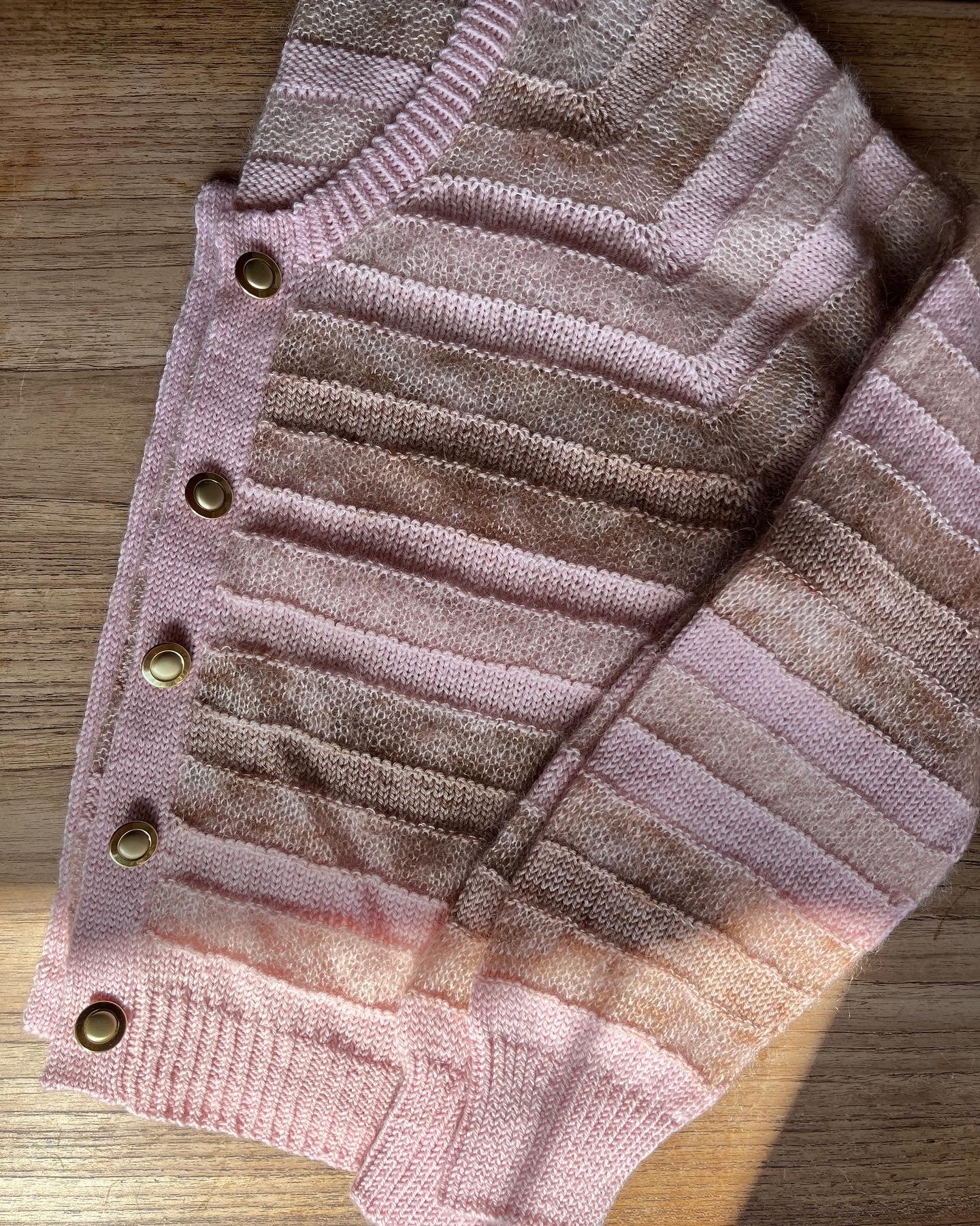 Straight Up Cardigan English Popknit knitting pattern
