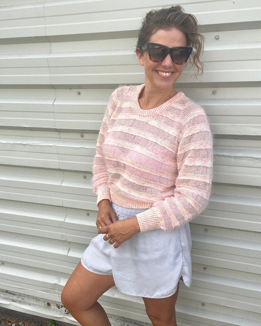 Straight Up Sweater Deutsch Popknit strikkeopskrift 