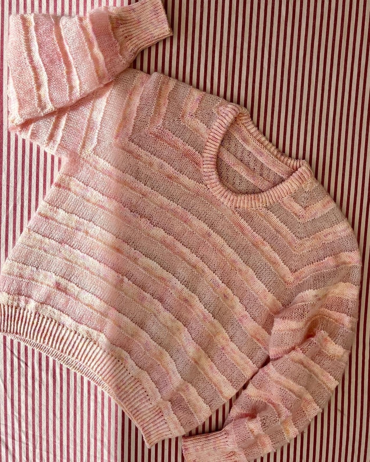 Straight Up Sweater English Popknit knitting pattern