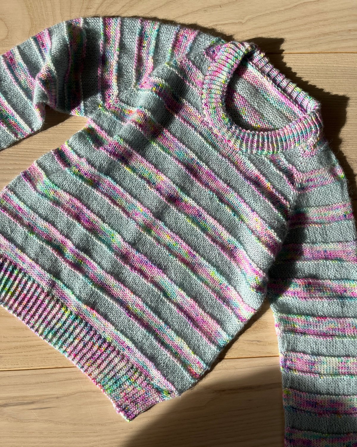 Straight Up Sweater Junior Dansk Popknit strikkeopskrift