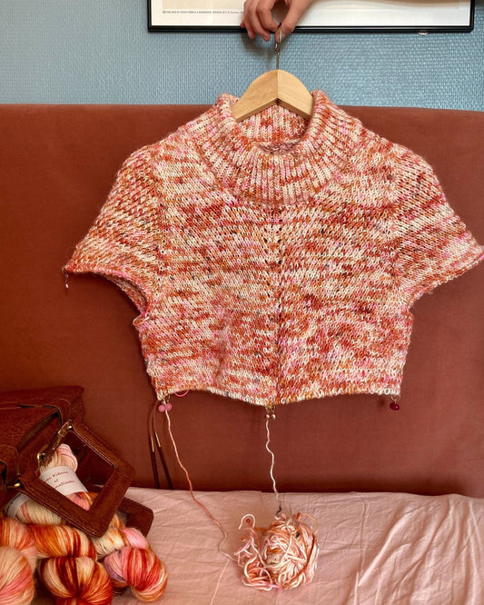 Time After Time Sweater Deutsch Popknit strikkeopskrift 