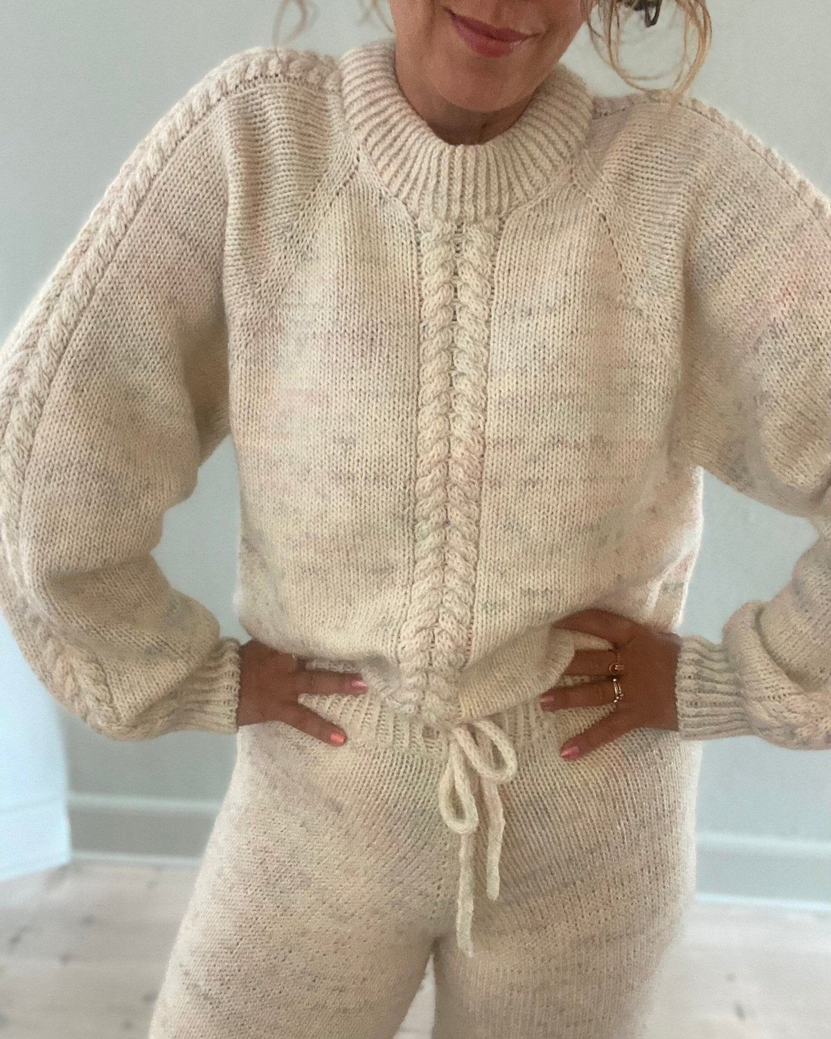 Twist And Shout Sweat Suit English Popknit knitting pattern