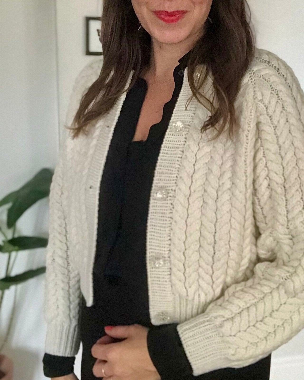 Twist and Shout Cardigan English Popknit knitting pattern