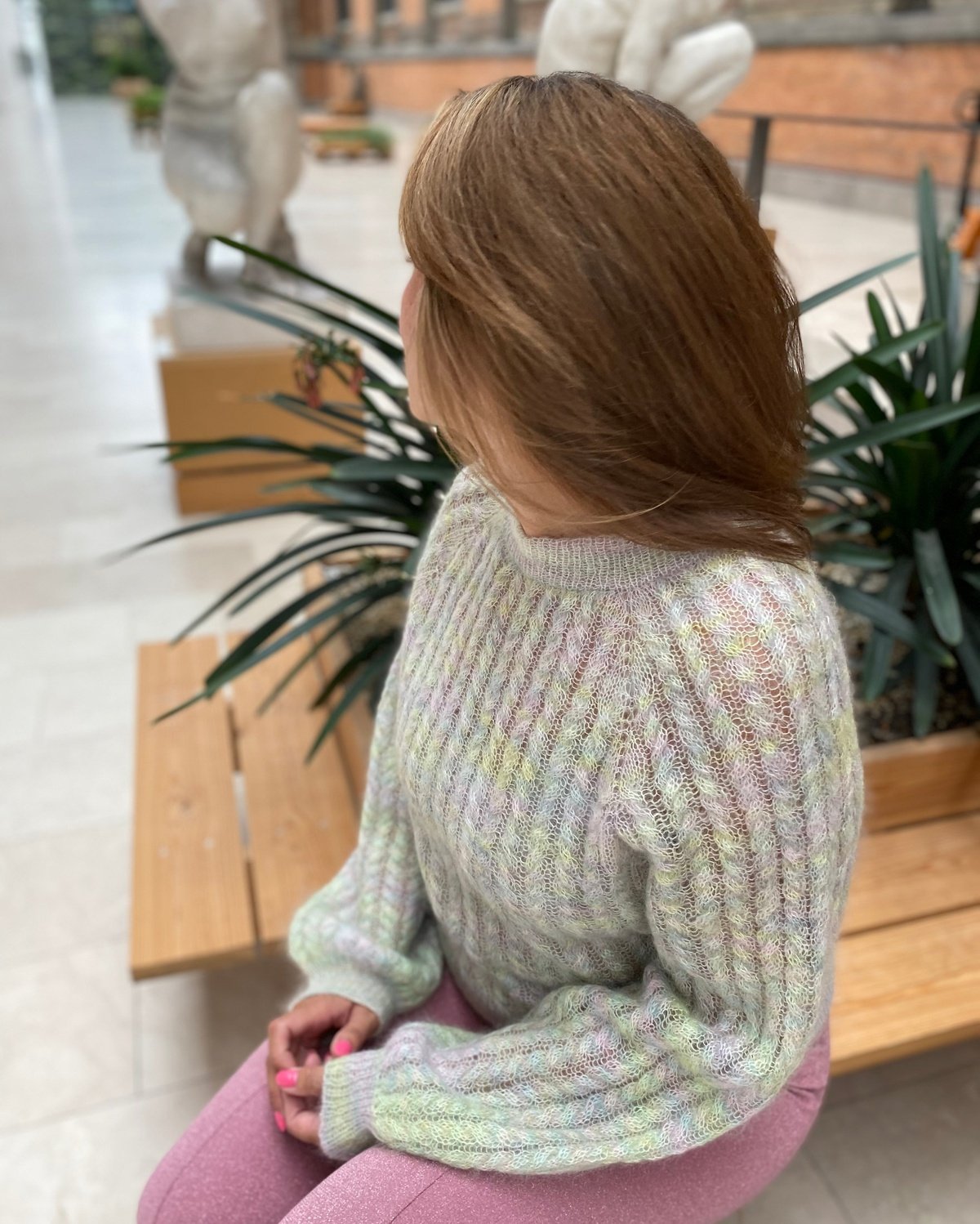 Twist and Shout Sweater English Popknit knitting pattern