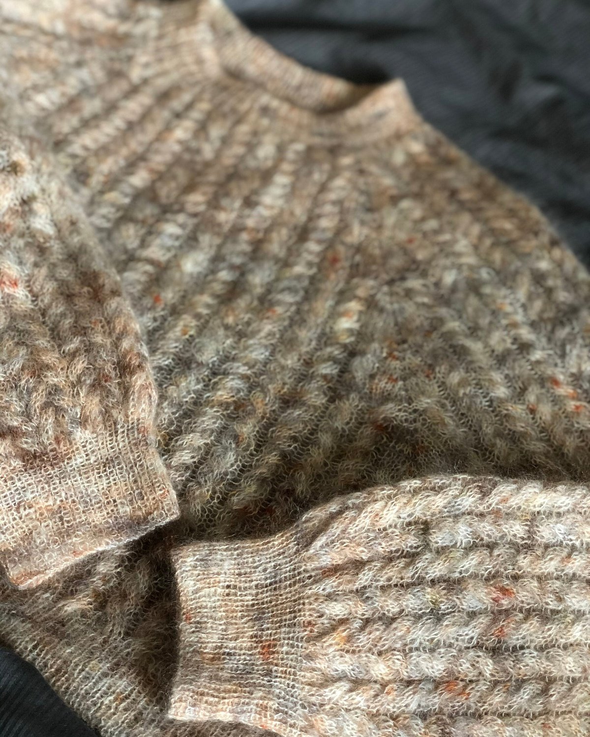 Twist and Shout Sweater English Popknit knitting pattern