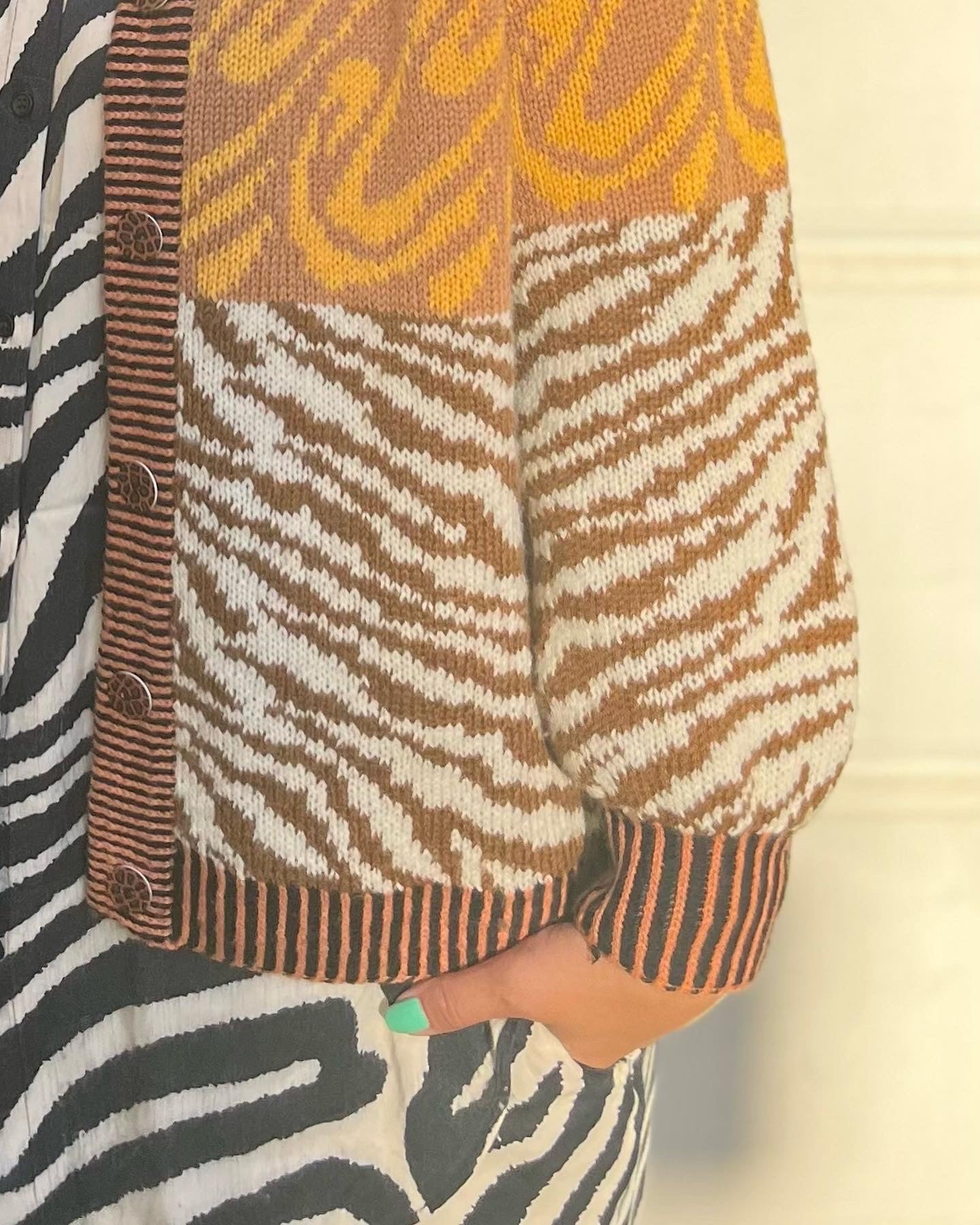 Welcome To The Jungle Cardigan Dansk Popknit strikkeopskrift