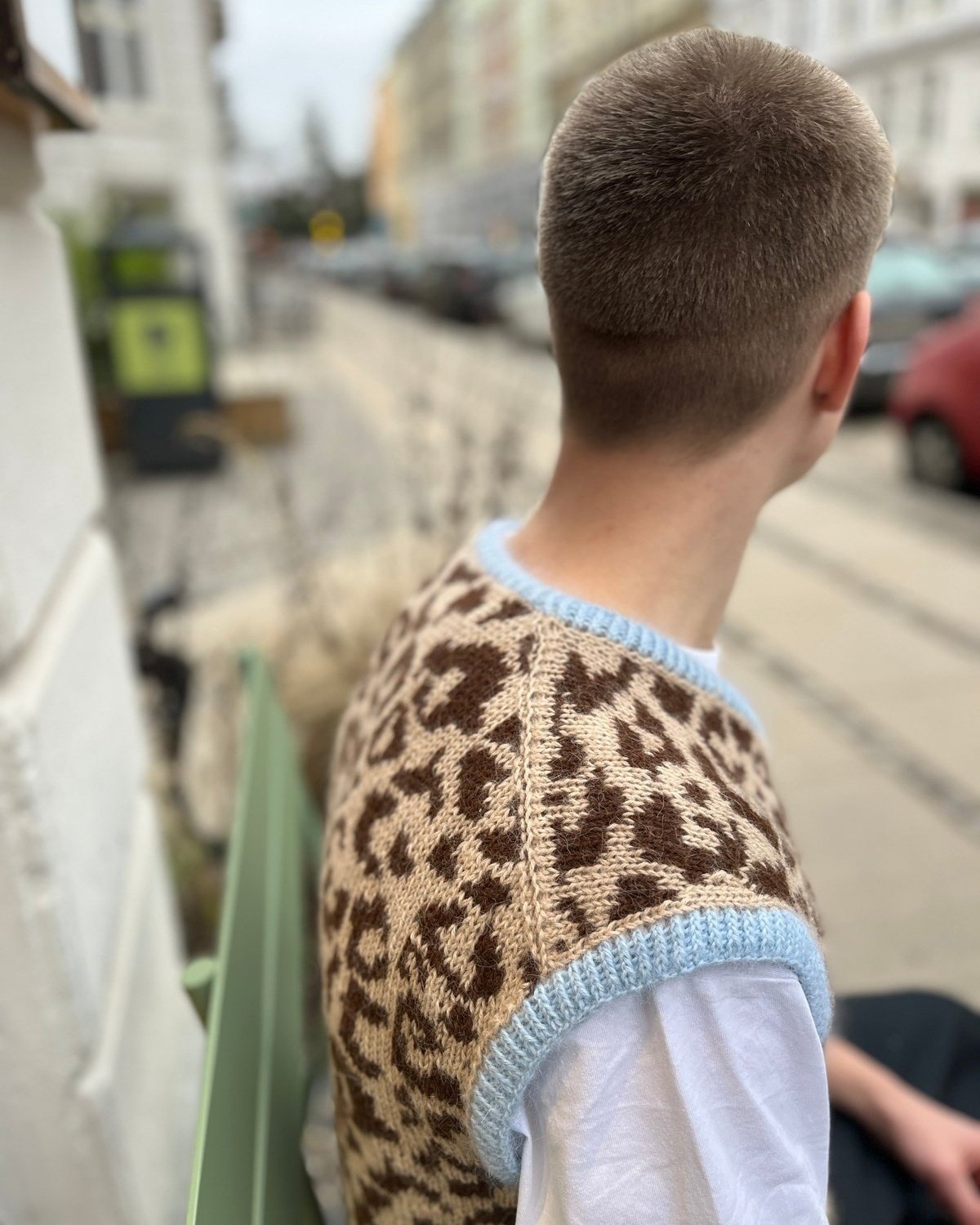 Wild Boys Slipover English Popknit knitting pattern