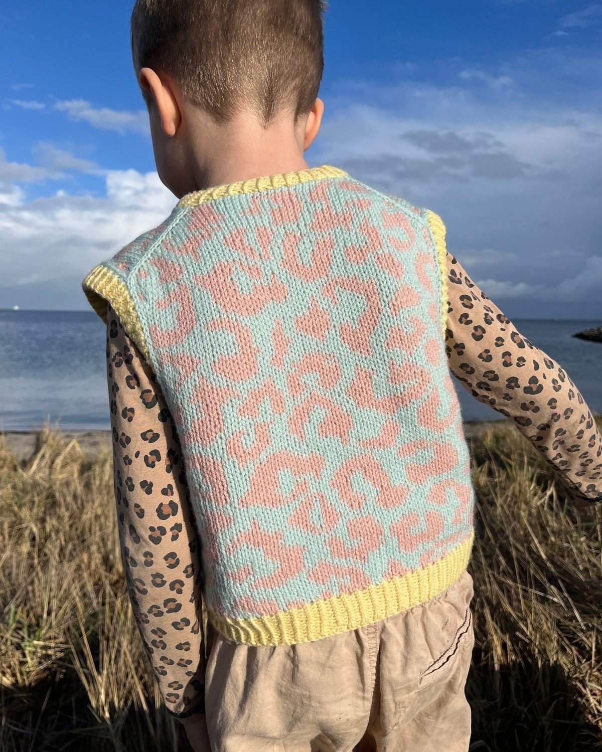Wild Boys Slipover Junior English Popknit knitting pattern