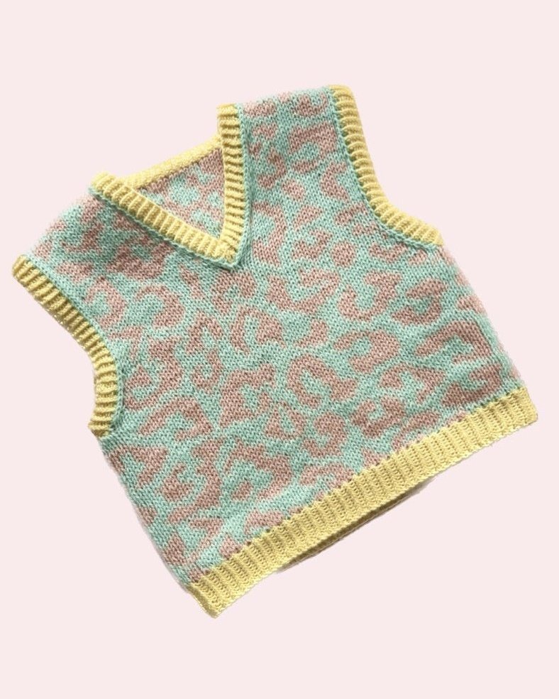 Wild Boys Slipover Junior English Popknit knitting pattern